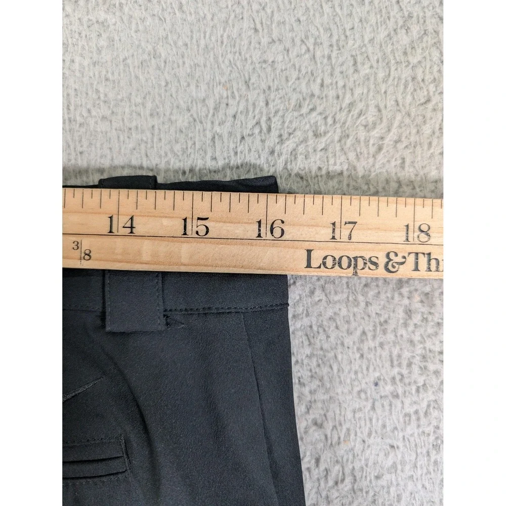Nike Shorts Womens 10 Black Golf Stretch Belt Loops Welt Pockets 618150-010‎